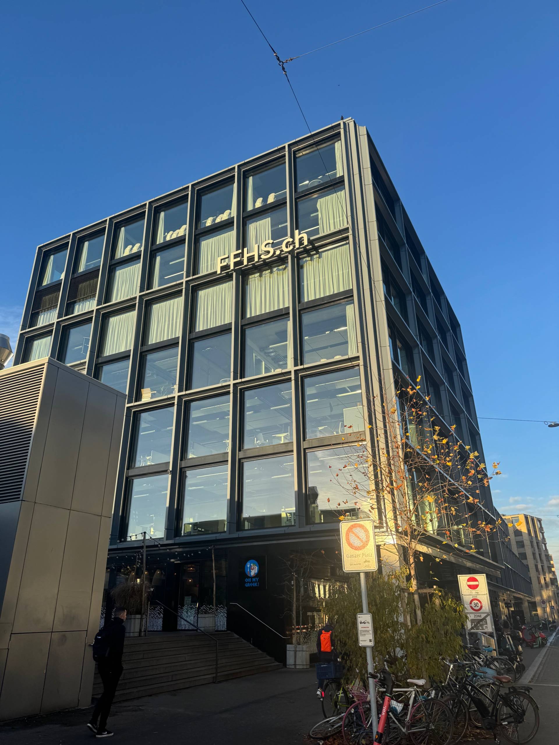 Drohnenaufnahme der Fernfachhochschule Schweiz